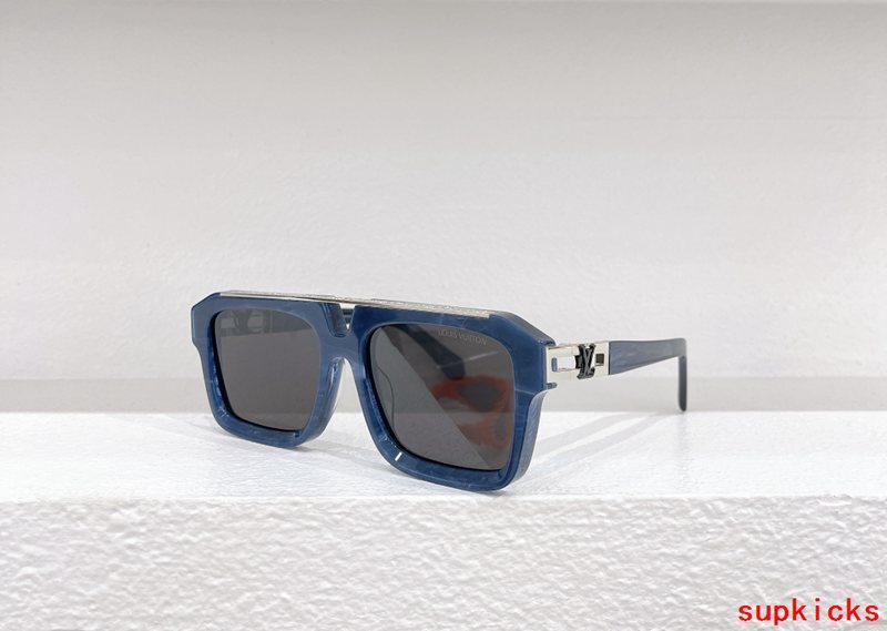 Side view of Louis Vuitton unisex sunglasses