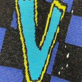 Front view of Louis Vuitton luxury clothing with logo-detail design
