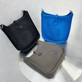Side view of chic structured handbag