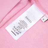 Close-up detail shot of Gucci luxury clothing with streetwear-inspired cut