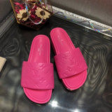 Louis Vuitton Nude Slip-On Sneakers - Back View