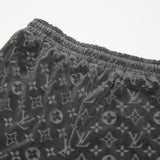Full styled look of Louis Vuitton cotton t-shirt with label-forward styling