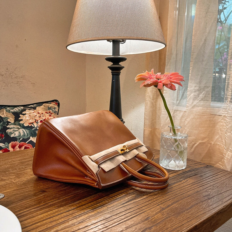 Interior view of elegant premium bag