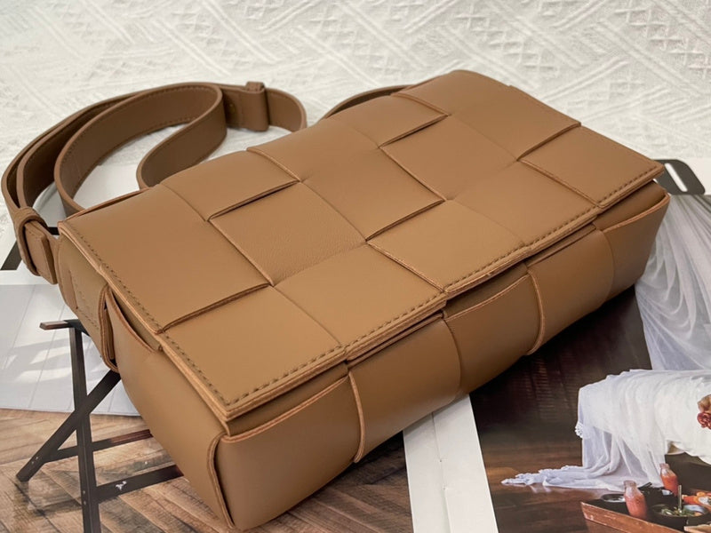 Polished Faux Leather Handbag - Modern Structured Build | Women's Luxury Handbag #1619 - alternate angle view (image 8) of designer-inspired handbag