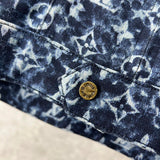 Front view of Louis Vuitton luxury clothing with runway-inspired design