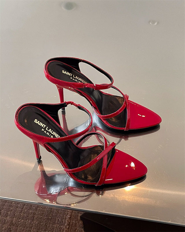 Saint Laurent luxury shoes close-up — premium authentic designer style