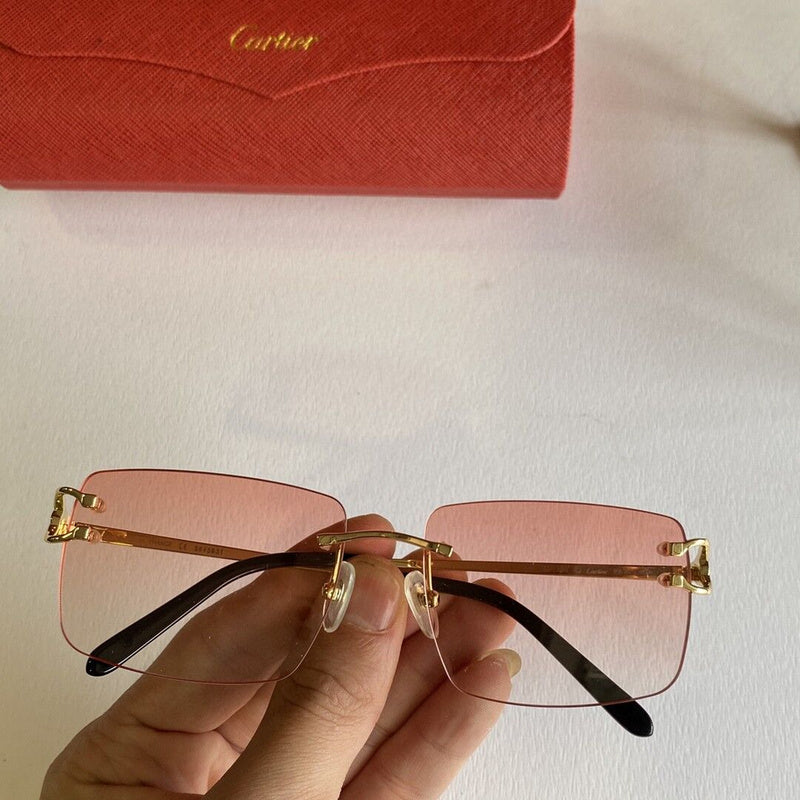 Lifestyle view of Cartier unisex sunglasses