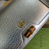 Styled lifestyle shot of sleek polished women's handbag – women's designer-style accessory