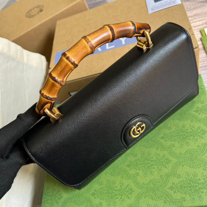Back view of polished statement women's handbag – women's premium purse