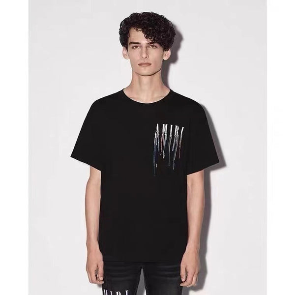 Amiri luxury t-shirt detail shot