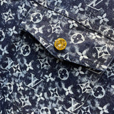 Back view of Louis Vuitton luxury clothing with logo-detail design