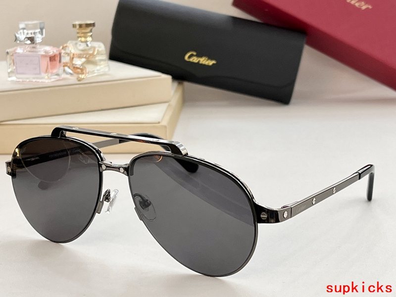 Lifestyle view of Cartier unisex sunglasses