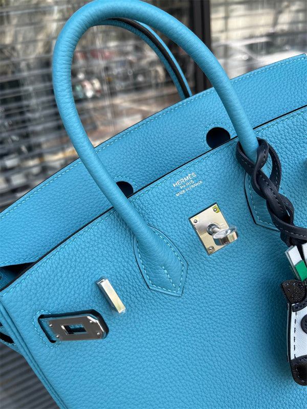 Close-up detail of refined bag design