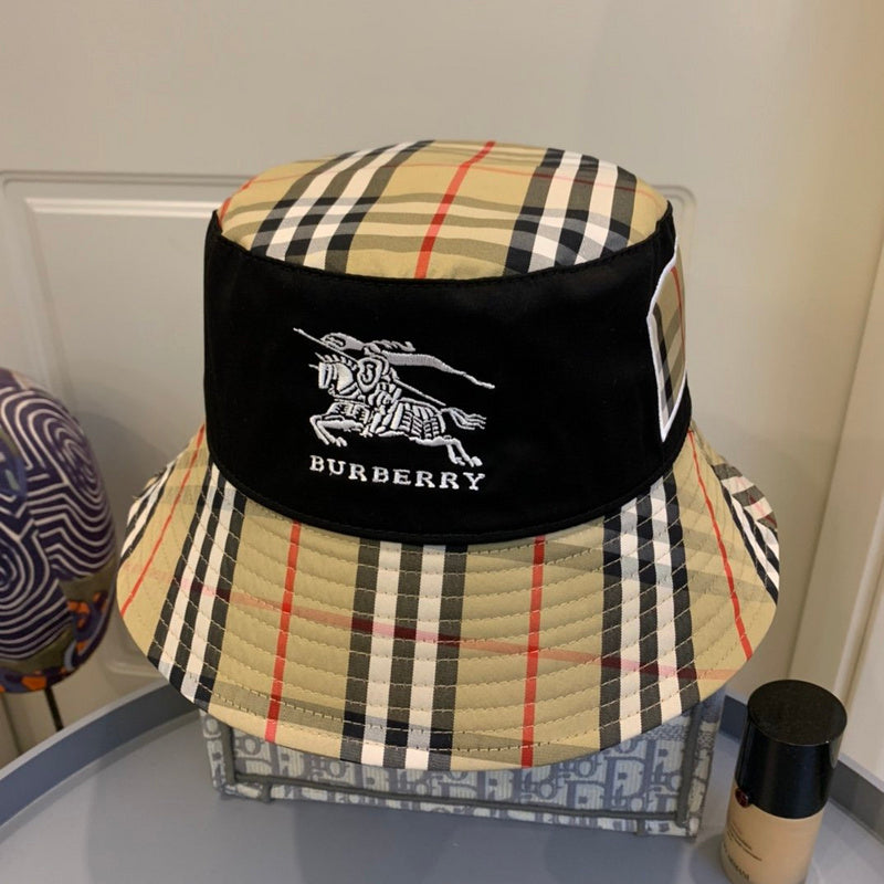 Side view of Burberry unisex cap