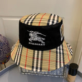 Side view of Burberry unisex cap