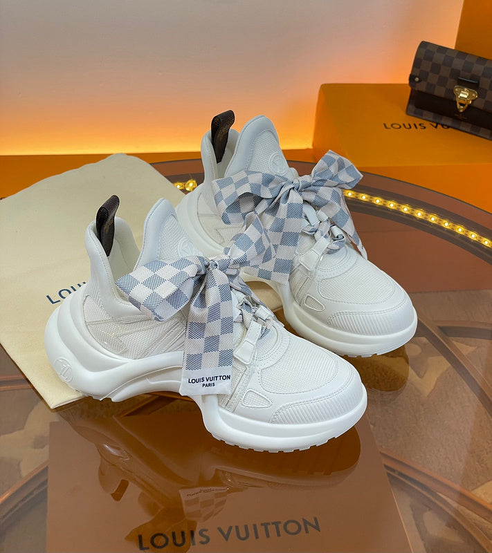 Louis Vuitton shoes Style 373 - close-up of luxury comfort fit