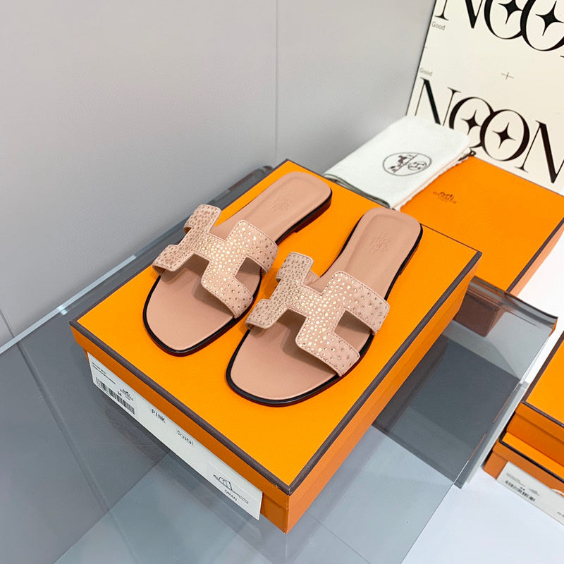 Hermes sandals Style 191 - styled lifestyle view