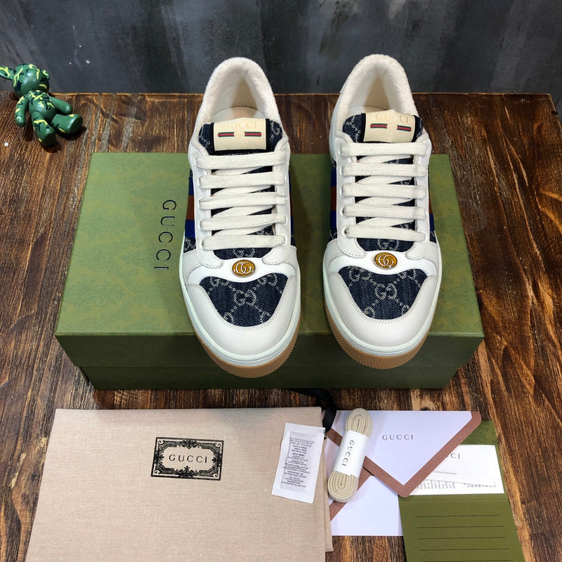 Gucci stone beige luxury sneakers view 6 chunky sole construction