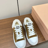 Close-up of Miu Miu shoes craftsmanship