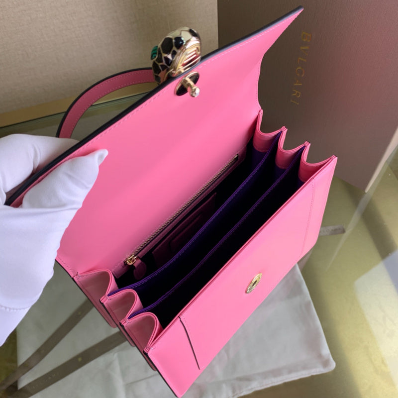 Bold Faux Leather Handbag - Versatile Everyday Design | Women's Fashion Handbag #1702 - side angle view (image 2) of designer-inspired handbag