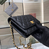 Zivas Charm Polished Finish Designer Handbag (Everyday Luxury Essential) – Angled View