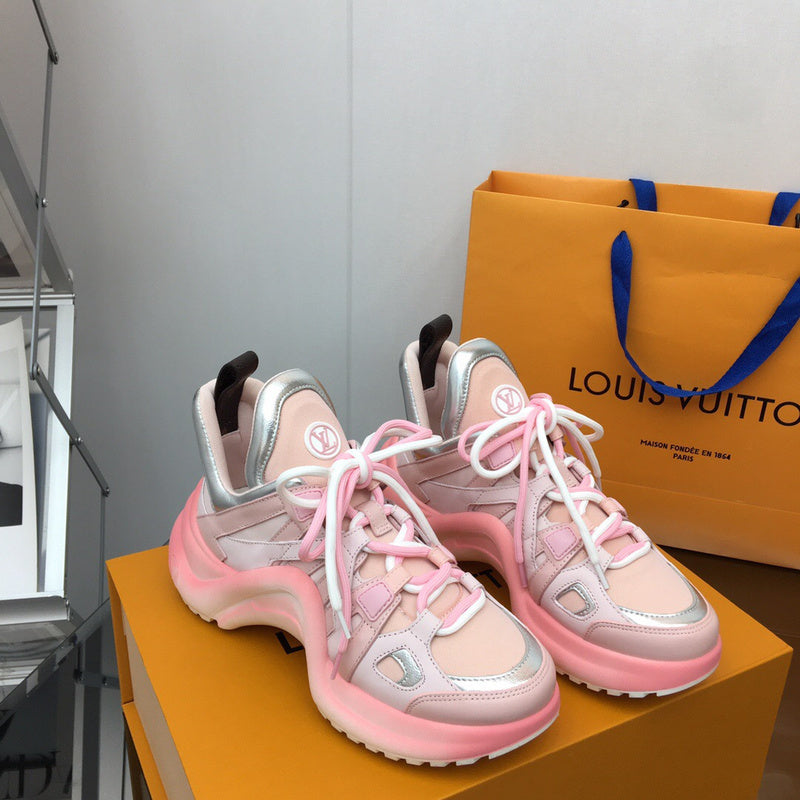 Louis Vuitton Grey Ankle Boots - Angled View