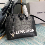 Understated Premium PU Leather Handbag - Smooth Faux-Leather Exterior | Women's Statement Accessory #666 - side angle view (image 2) of designer-inspired handbag