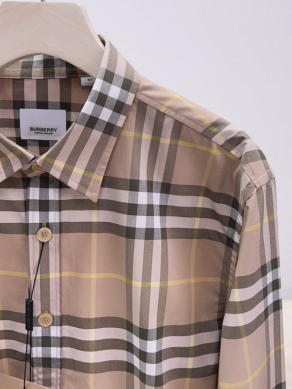 Burberry clothing close-up — premium authentic designer style