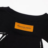 Side profile of Louis Vuitton cotton t-shirt with everyday silhouette