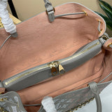  contemporary handbag detail view showing craftsmanship