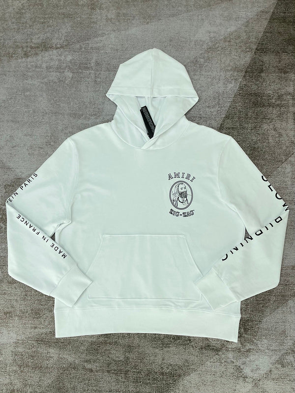 Amiri hoodie front view designer style