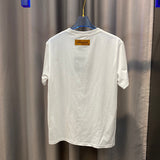 Flat lay presentation of Louis Vuitton cotton t-shirt with tailored silhouette