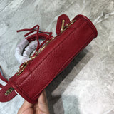 Effortless Faux Leather Handbag - Premium Craftsmanship Detailing | Women's Designer-Inspired Purse #702 - styled full view (image 7) of designer-inspired handbag