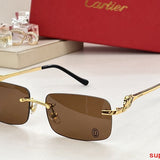 Angled view of Cartier unisex sunglasses
