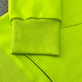 Close-up of Amiri hoodie craftsmanship