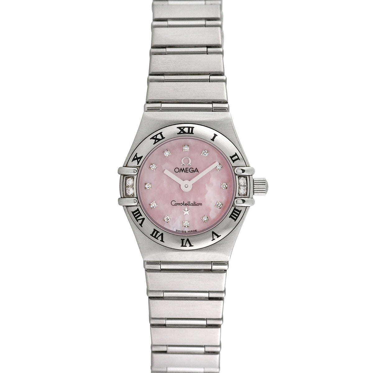 Side view of Omega women's watch