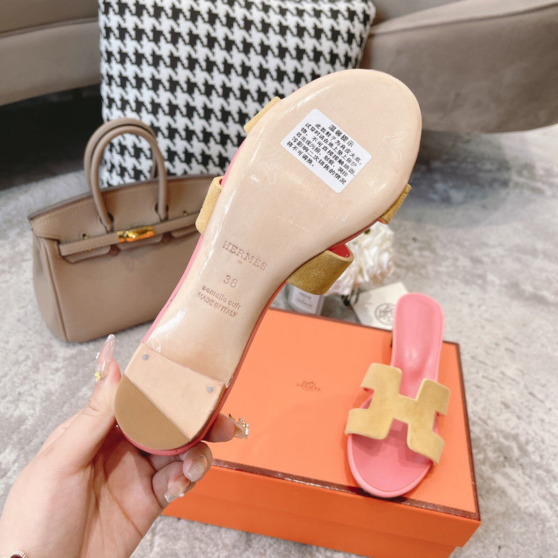 Hermes shoes Style 312 - texture and material detail