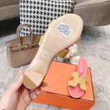 Hermes shoes Style 312 - texture and material detail
