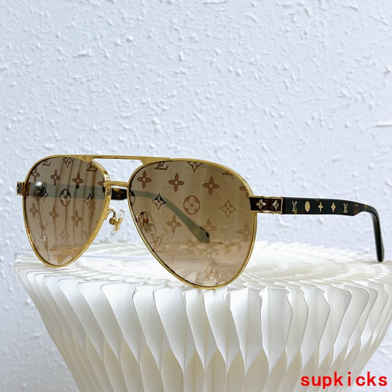 Angled view of Louis Vuitton unisex sunglasses