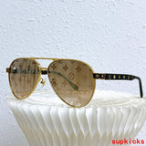 Angled view of Louis Vuitton unisex sunglasses
