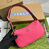 Handle and strap detail of chic signature women's handbag – women's designer-style accessory