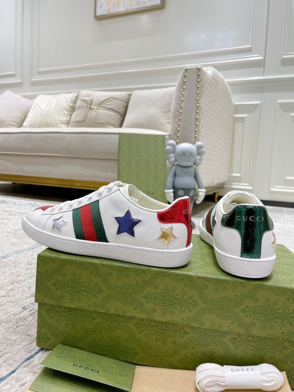 Gucci bold contrast luxury sneakers view 7 streetwear statement look