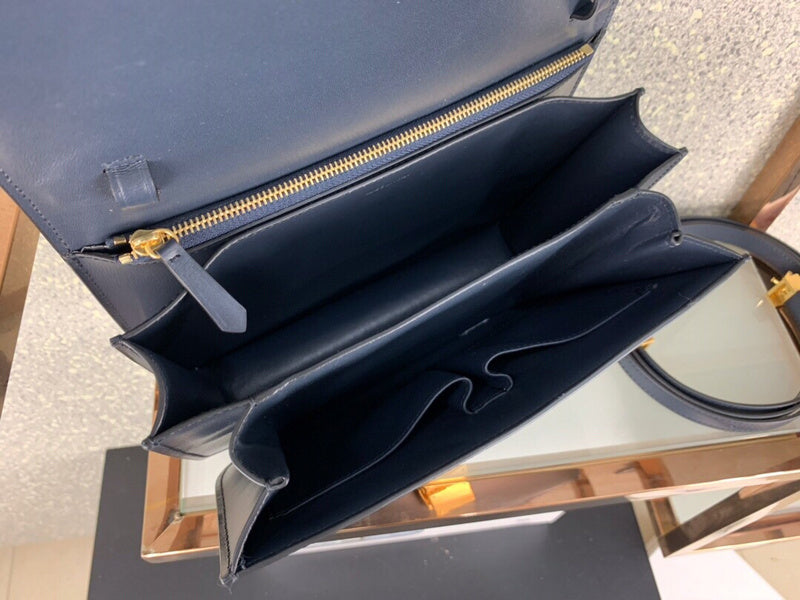 Front view of sleek elevated women's handbag – women's luxury handbag