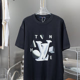 Back view of Louis Vuitton cotton t-shirt with relaxed-fit cut