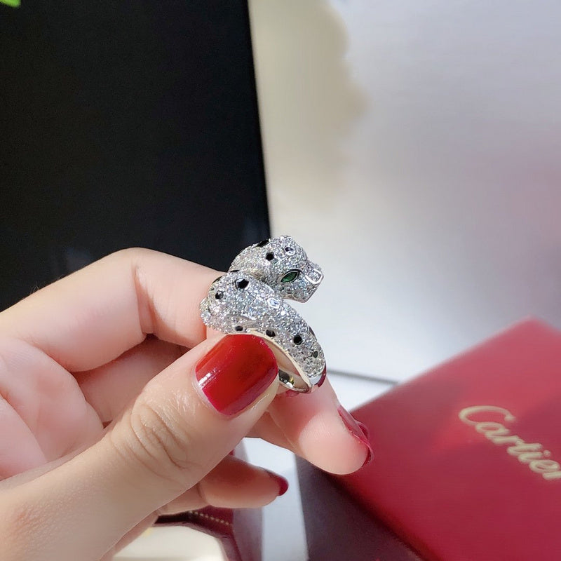 Angled view of Cartier unisex jewelry piece