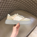 Gucci muted earth tones luxury sneakers view 7 everyday casual design