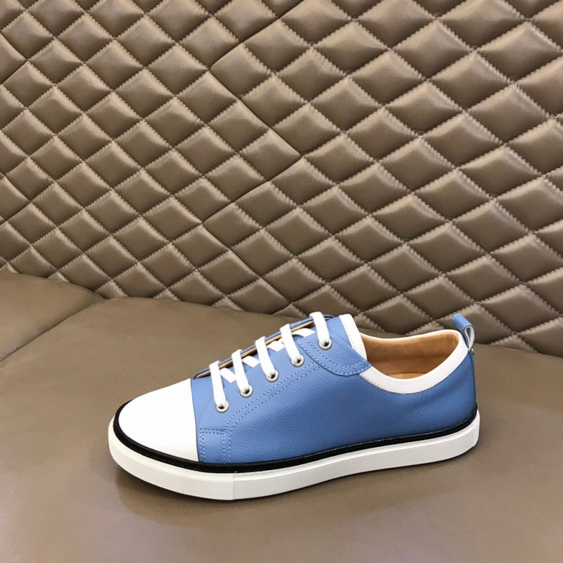 Hermès Tan Chunky Platform Sneakers - Sole Detail View