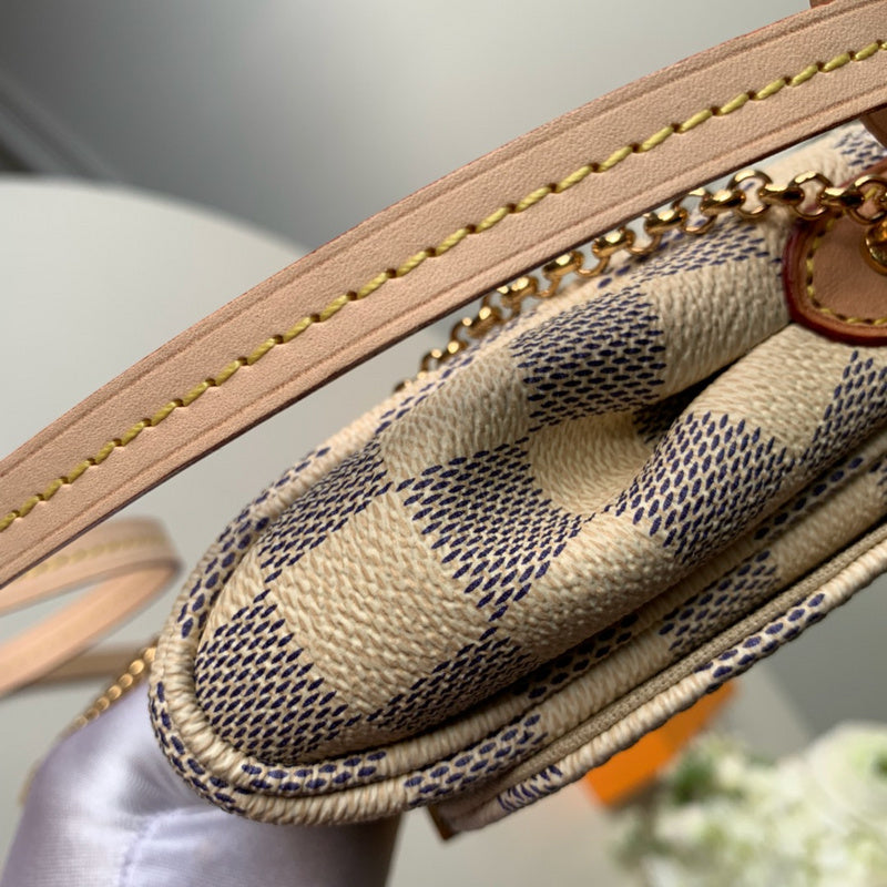 Side profile of classic elevated women's handbag – women's everyday handbag