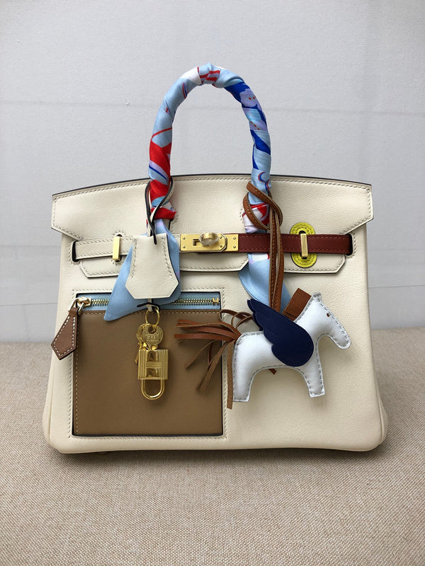 Statement handbag styled for everyday wear