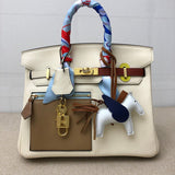 Statement handbag styled for everyday wear
